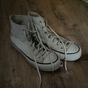 White High-Top Sneakers